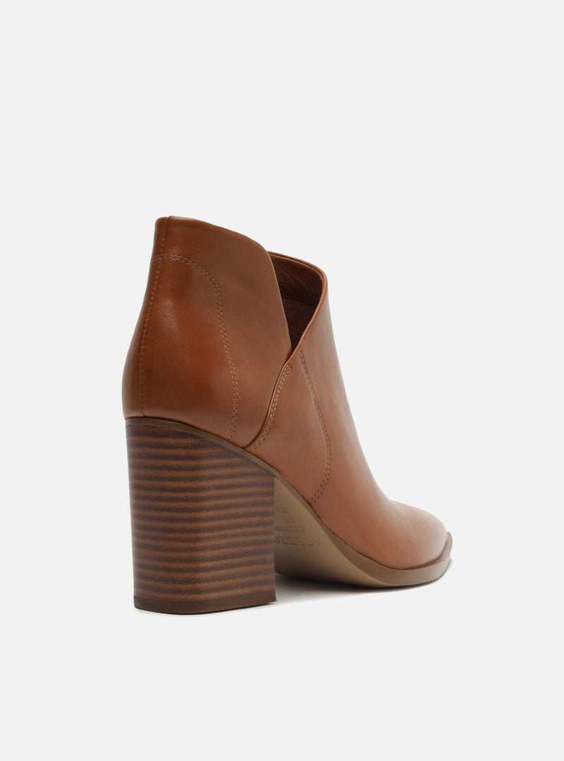 Cora Leather Block Ankle Boot Booties FALL 23
