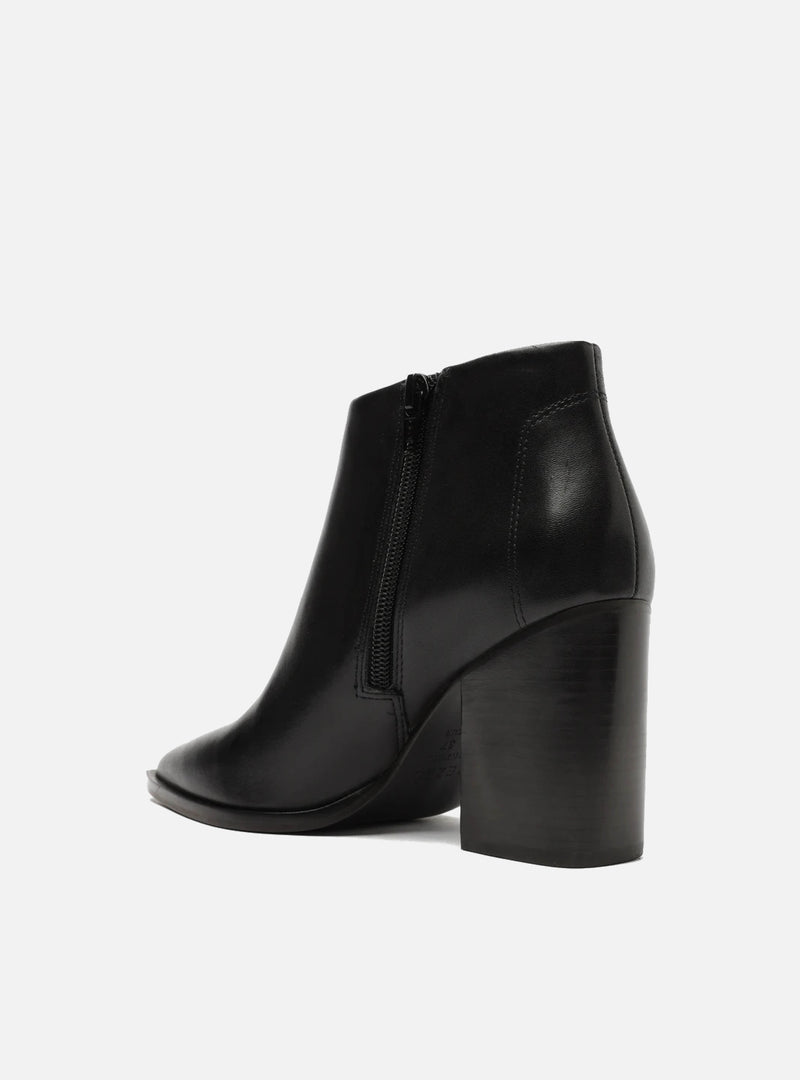Cora Leather Block Bootie Booties FALL 21