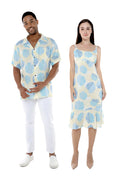 Couple Molokai Set in Pacific Palm Cream