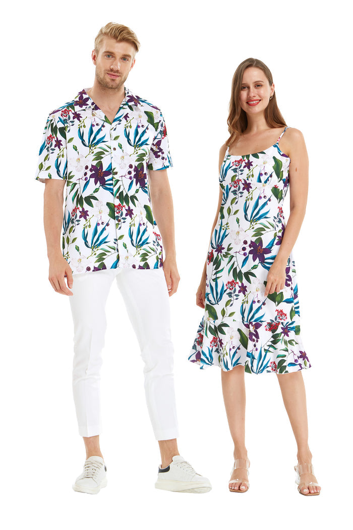 Couple Molokai Set in Purple Orchid