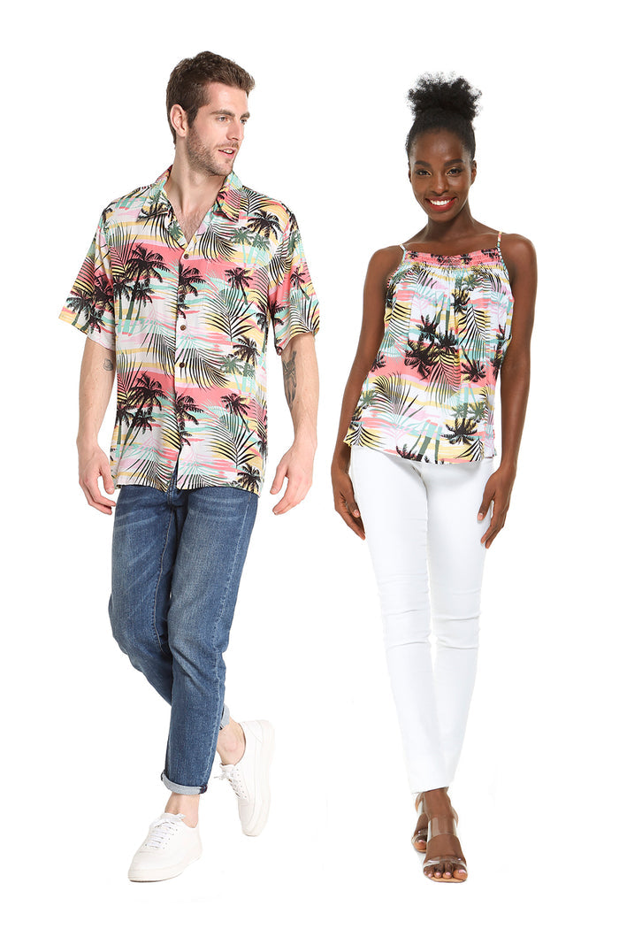 Couple Waiakapuhi Set in Neon Pastel Sunset