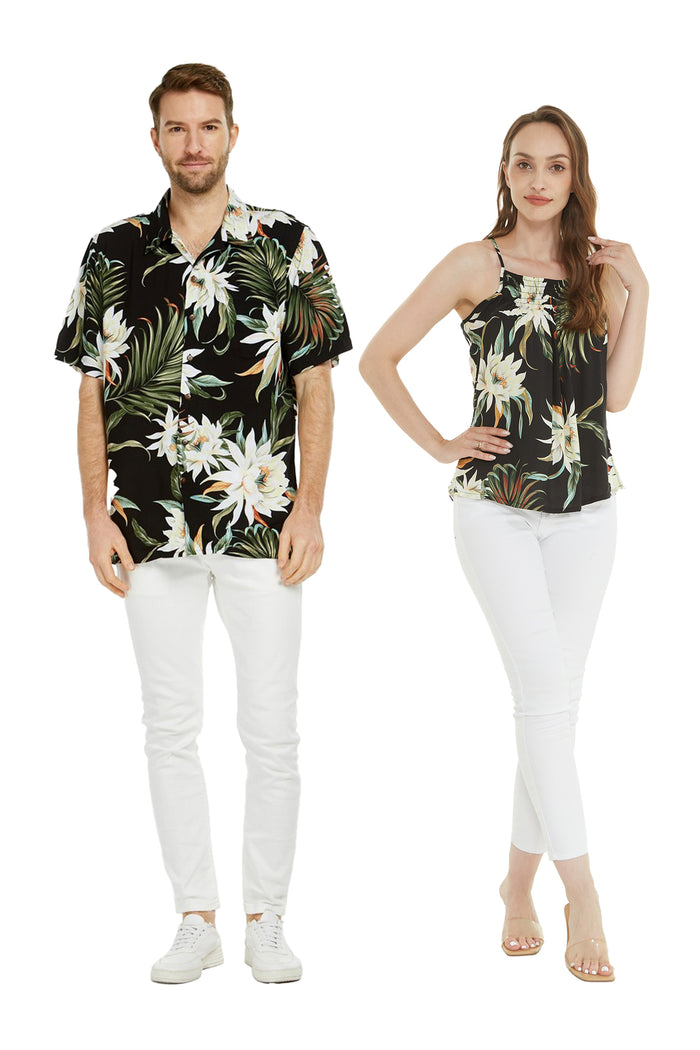 Couple Waiakapuhi Set in Wispy Cereus Black