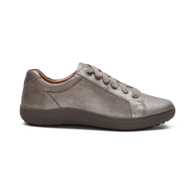Courtney Lace-up Sneakers #color_brushed-silver