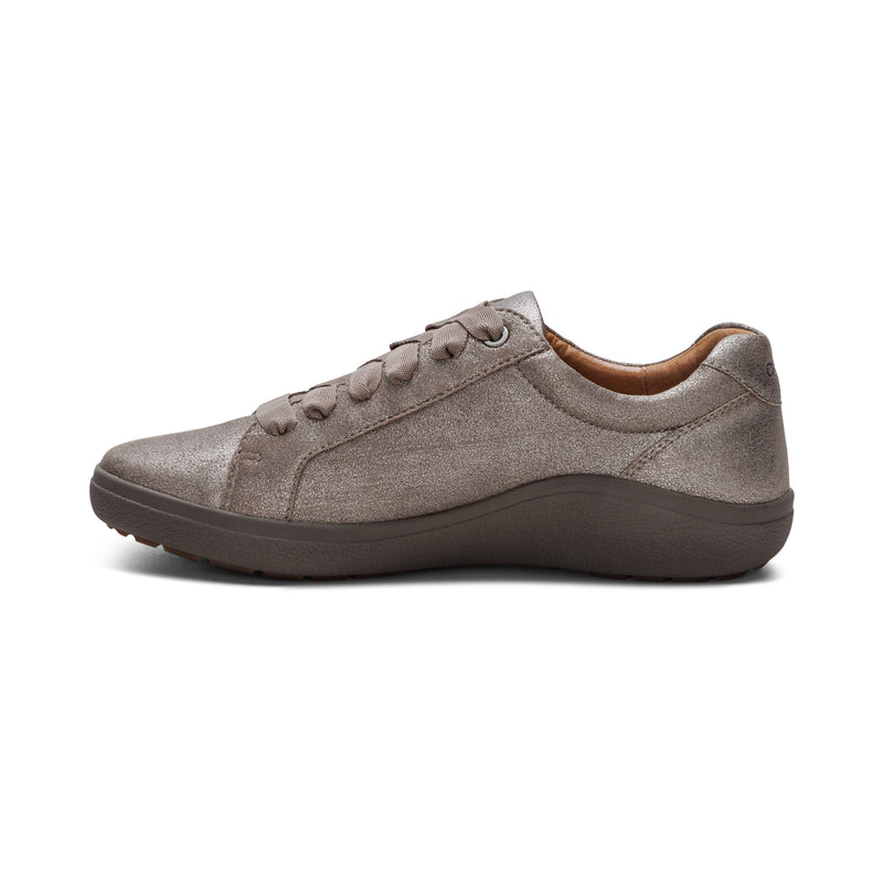 Courtney Lace-up Sneakers #color_brushed-silver