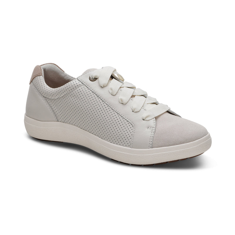 Courtney Lace-up Sneakers #color_chalk