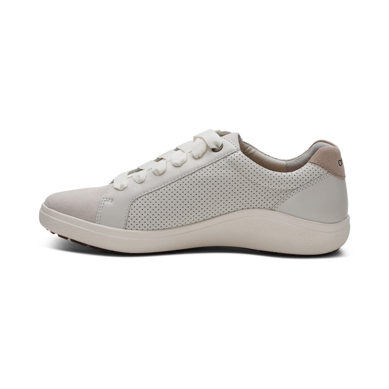 Courtney Lace-up Sneakers #color_chalk