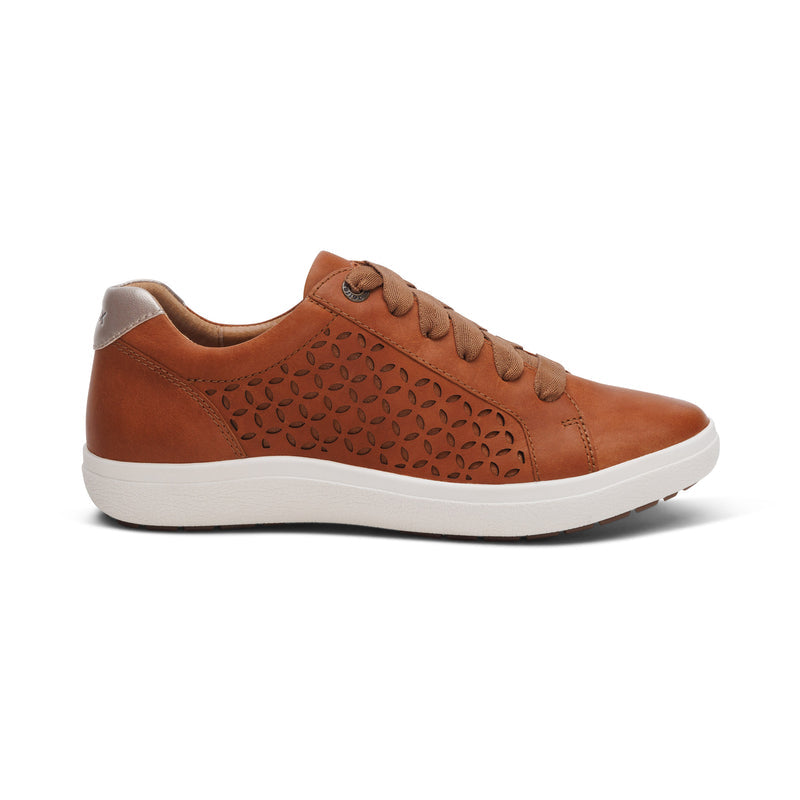 Courtney Lace-up Sneakers #color_cognac-cutout