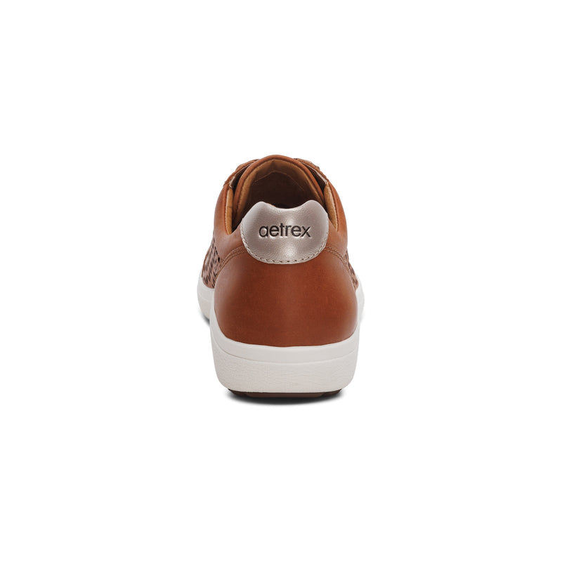 Courtney Lace-up Sneakers #color_cognac-cutout