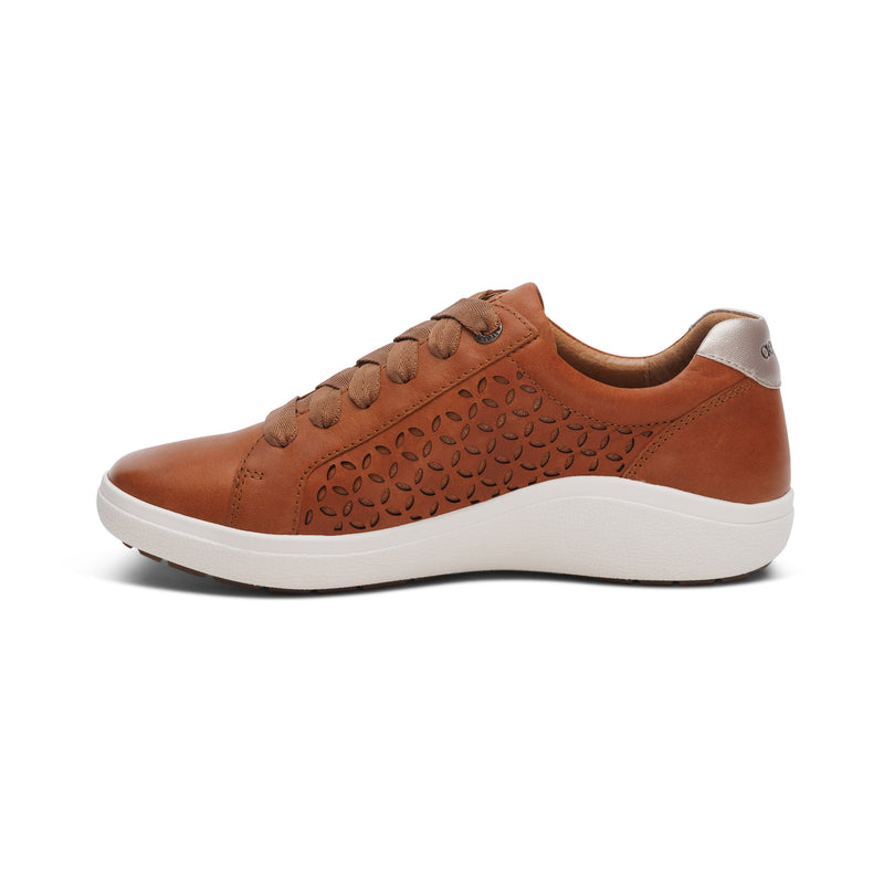 Courtney Lace-up Sneakers #color_cognac-cutout