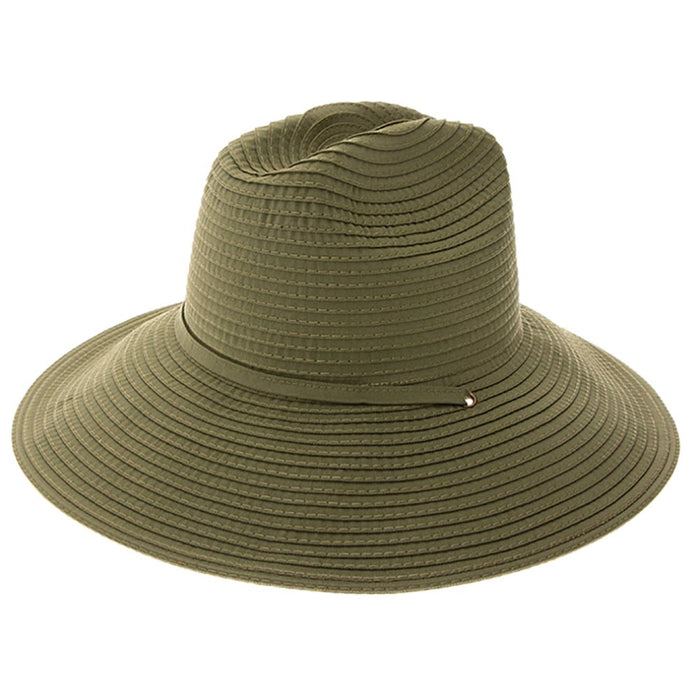 Crushable Lifeguard Hat with Chin Strap - Boardwalk Style Lifeguard Hat Boardwalk Style Hats DA1302-OLIVE Olive Large (59cm)