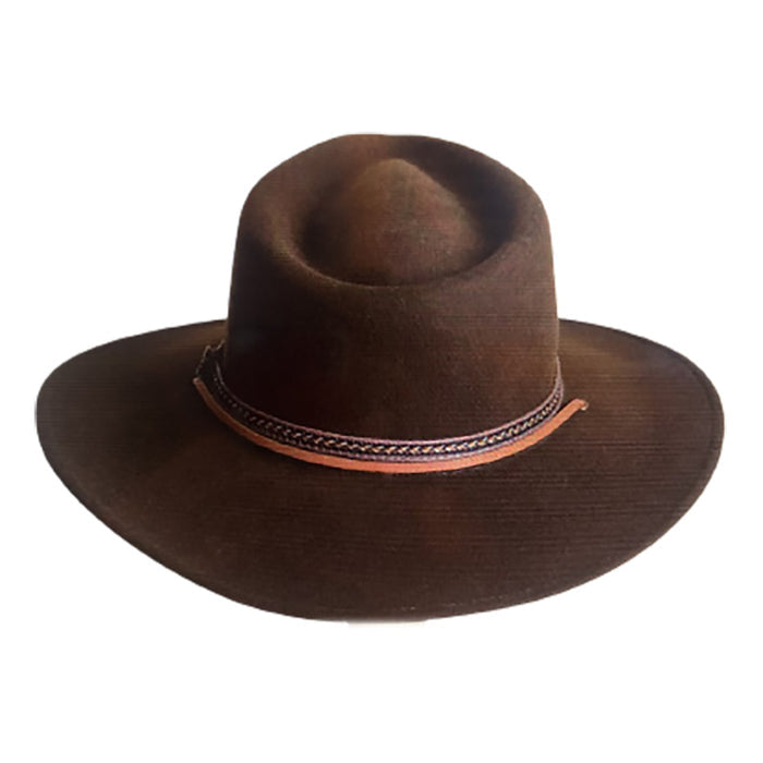 Crushable Wool Felt Safari Hat with Chin Cord - Biltmore Made in USA Safari Hat Biltmore Hats