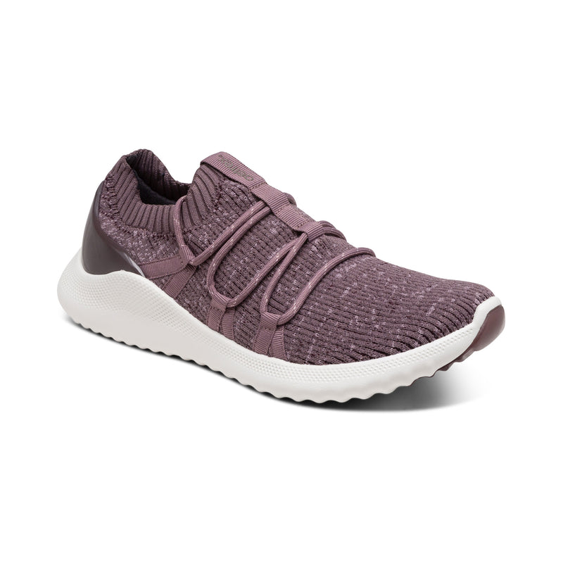 Dani Arch Support Sneakers #color_eggplant