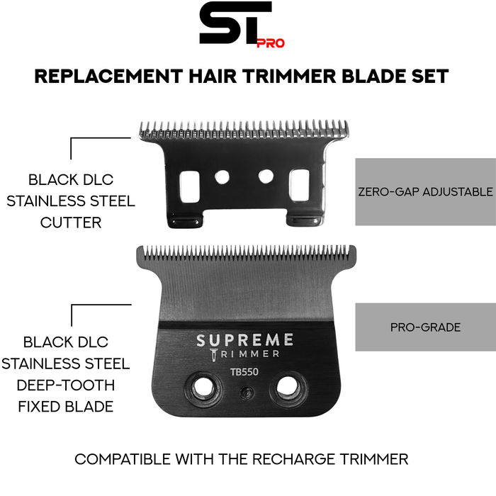 Supreme Trimmer TB550 Deep Tooth Blade Replacement diagram  for DarkStar Trimmer