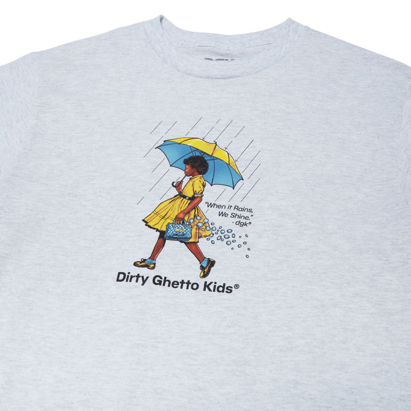 DGK Rain Or Shine T-Shirt - Ash Gray