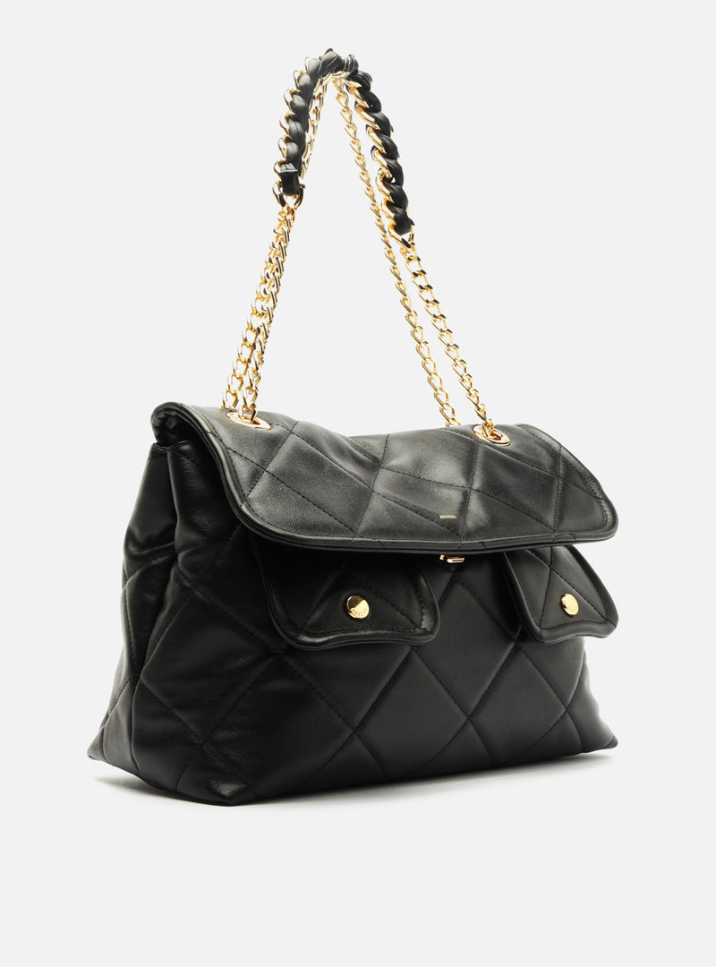 Diana Large Leather Shoulder Bag Handbags R/26