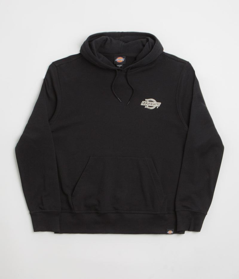Dickies Wood Logo Hoodie in Black