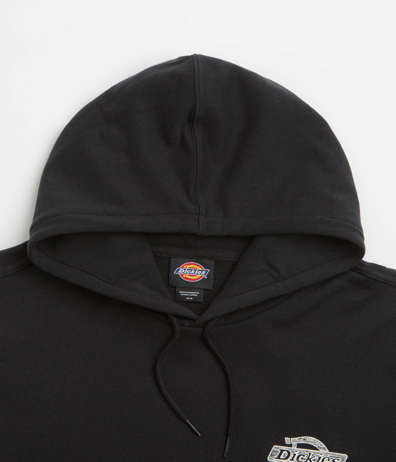 Dickies Wood Logo Hoodie in Black