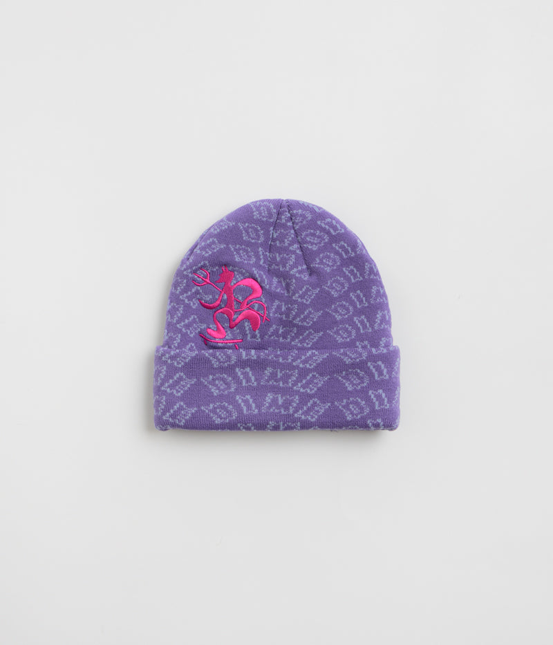 Dime Chopper Fold Beanie in Lavender