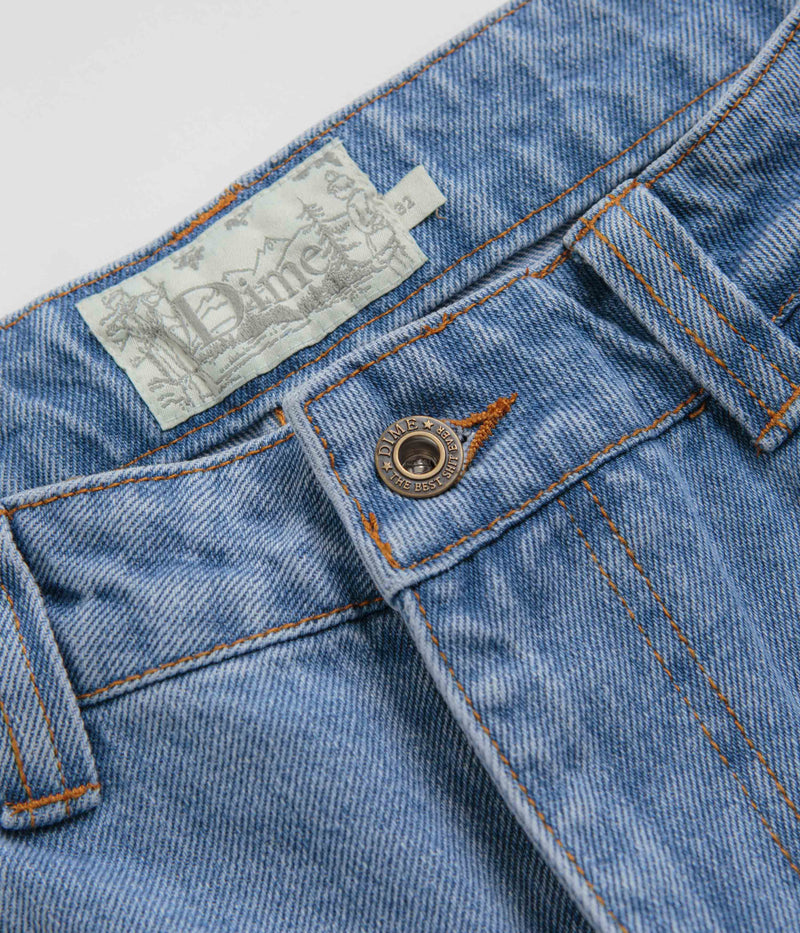 Dime Classic Baggy Jeans in Blue Washed