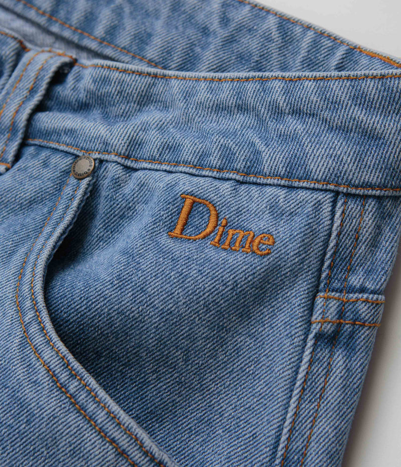 Dime Classic Baggy Jeans in Blue Washed