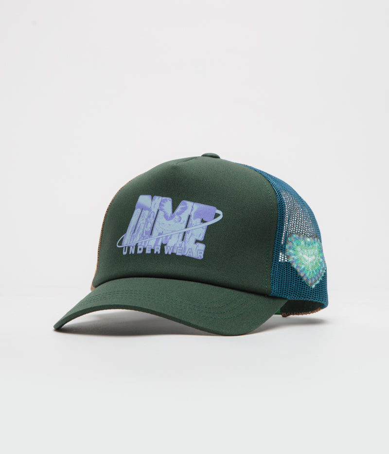 Dime Cosmic Trucker Cap in Green