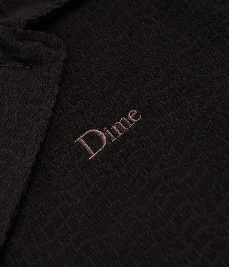Dime Printed Cord Jacket in Black