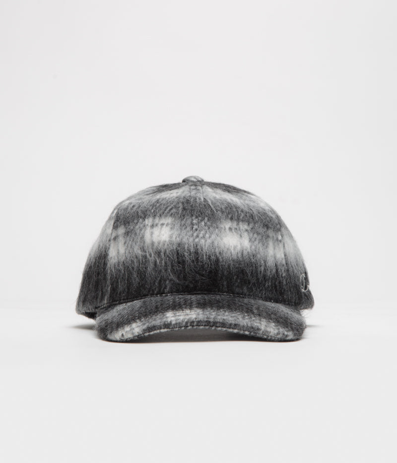 Dime Shaggy Low Pro Cap in Black Plaid