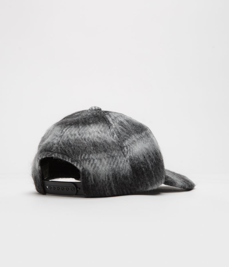 Dime Shaggy Low Pro Cap in Black Plaid