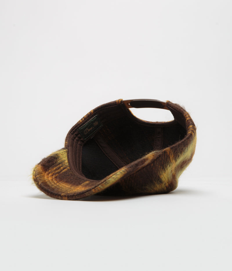 Dime Shaggy Low Pro Cap in Yellow Plaid