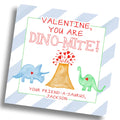 Dino-Mite Valentine Card - Boy - PRINTABLE