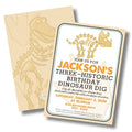 Dinosaur Dig Birthday Invitation