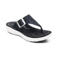 Donna Adjustable Thong Sandal #color_black
