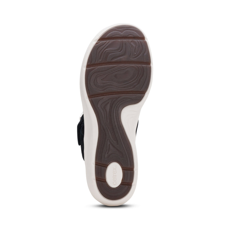 Donna Adjustable Thong Sandal #color_black