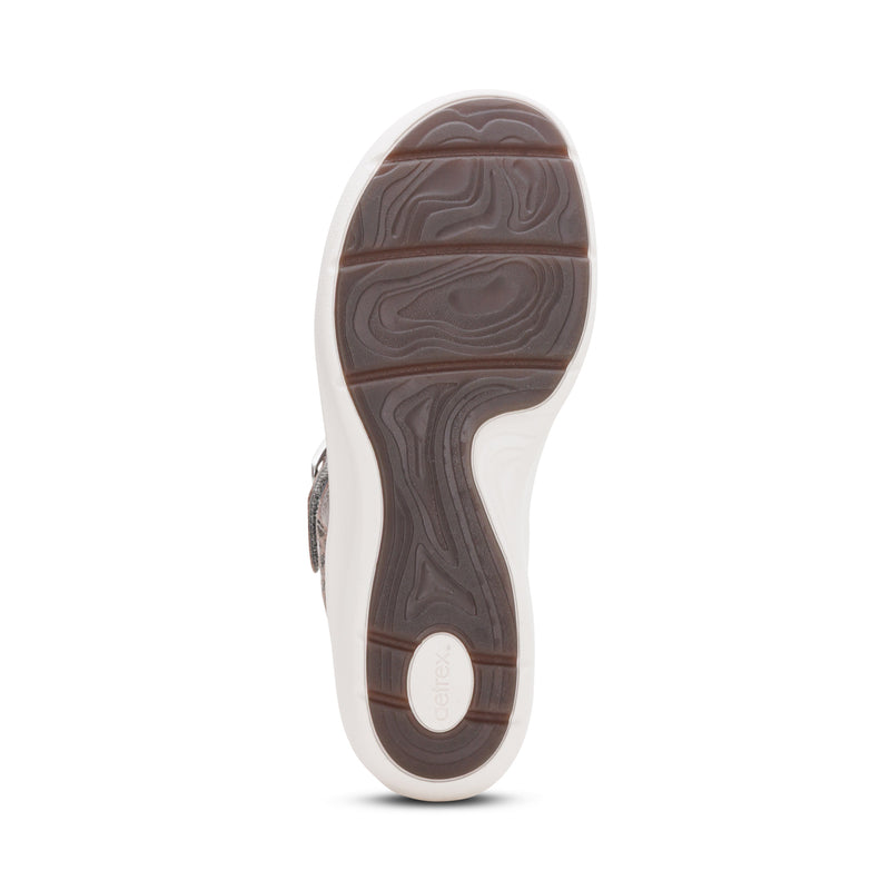 Donna Adjustable Thong Sandal #color_pewter metallic
