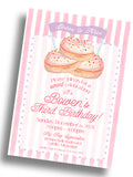 Donut Birthday Invitation