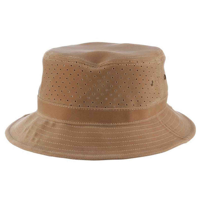 DPC Global Perforated Crown Bucket Hat Style Soaker Hat Bucket Hat Dorfman Hat Co.