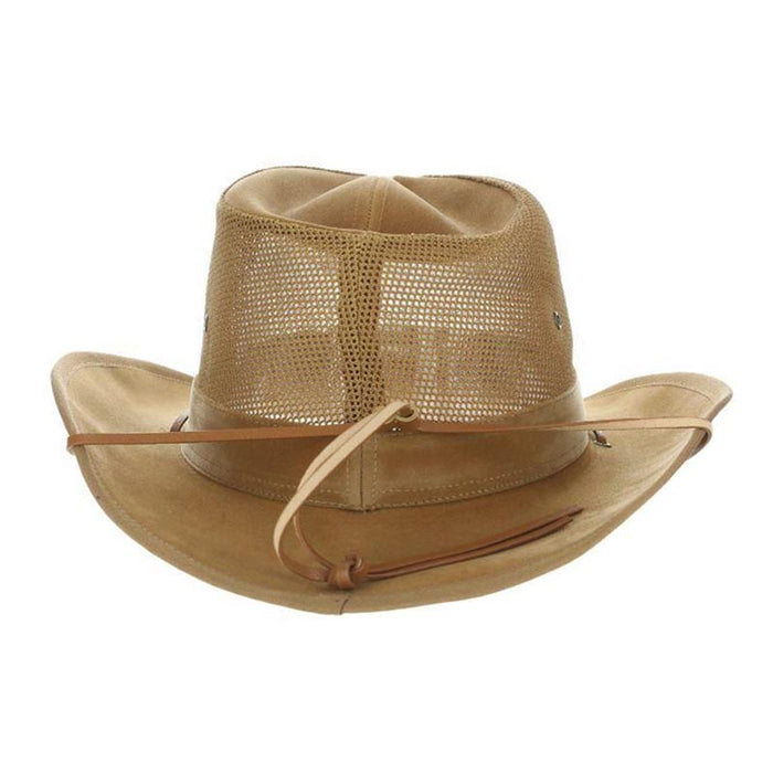 DPC Global Western Soaker Hat with Chin Cord - Dorfman Hats Cowboy Hat Dorfman Hat Co.