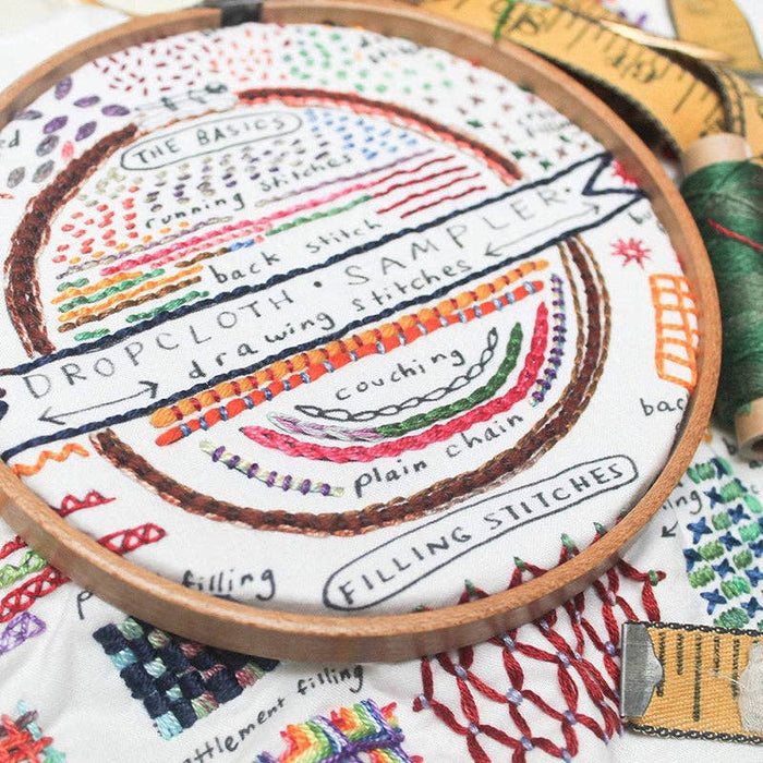 Drawing Stitches Embroidery Sampler