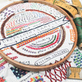 Drawing Stitches Embroidery Sampler