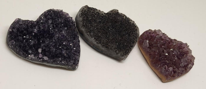 Druzy Amethyst Heart