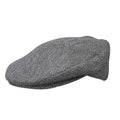 Duke Herringbone Wool Blend Ivy Cap - Scala Hats Flat Cap Scala Hats 238 Grey Medium