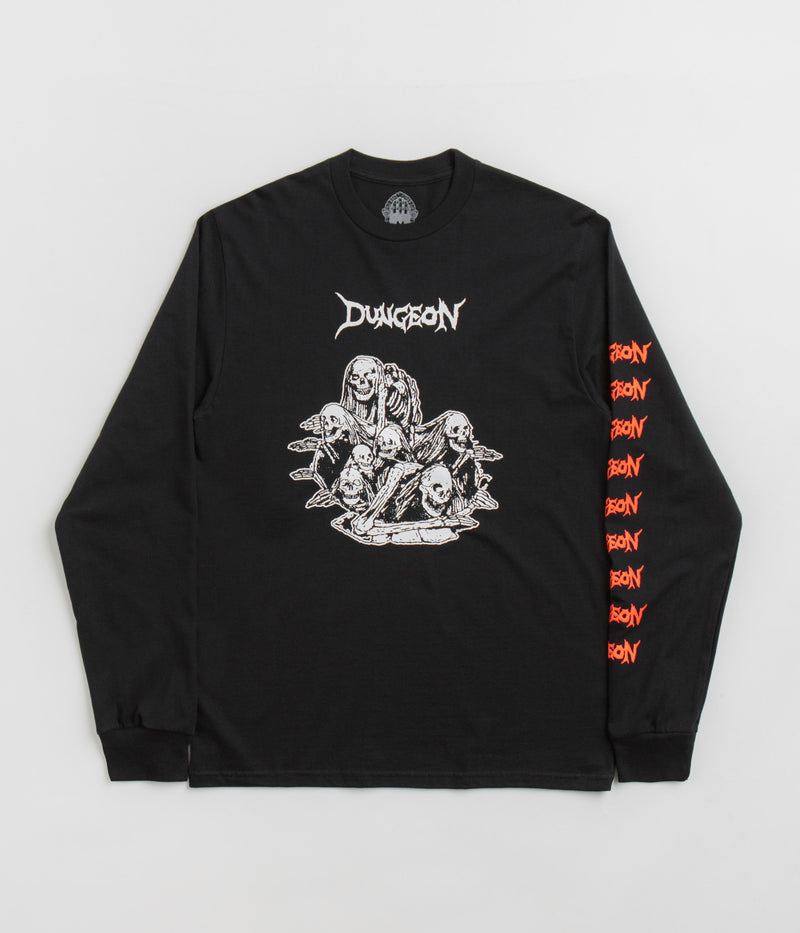 Dungeon The Pit Long Sleeve T-Shirt in Black