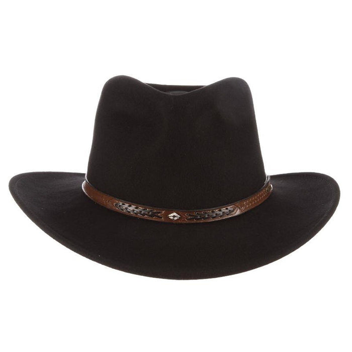 Durango Crushable Water Repellent Wool Felt Outback Hat - Scala Hats Safari Hat Scala Hats