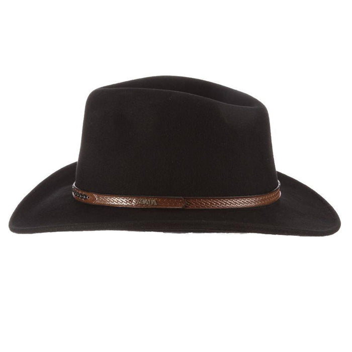 Durango Crushable Water Repellent Wool Felt Outback Hat - Scala Hats Safari Hat Scala Hats