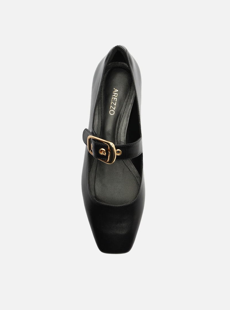 Elena Leather Ballet Flats F/25