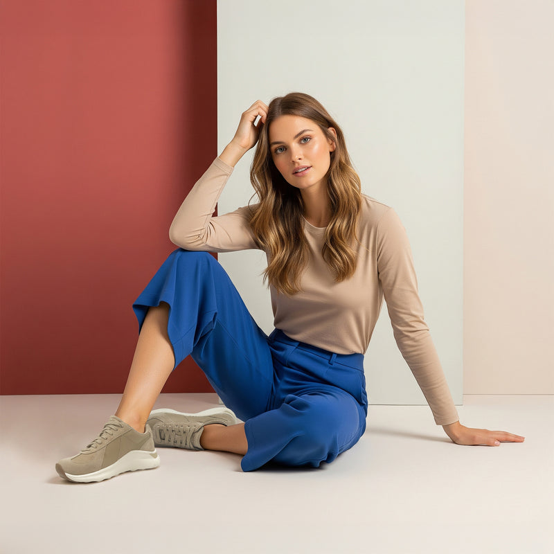 Elise Arch Support Sneaker #color_tan