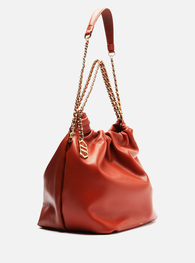 Elizabeth Large Leather Bucket Handbags R/26