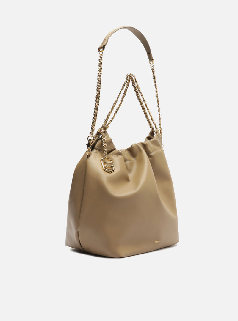 Elizabeth Large Leather Bucket Handbags R/26