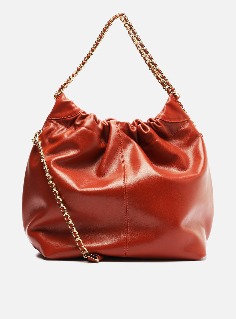 Elizabeth Large Leather Bucket Handbags R/26