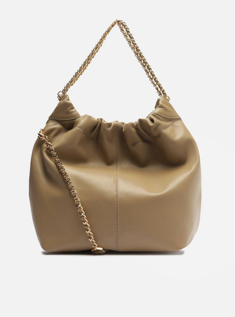 Elizabeth Large Leather Bucket Handbags R/26